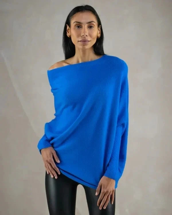 Dames Oversized Trui Col Converteerbaar Veelzijdig