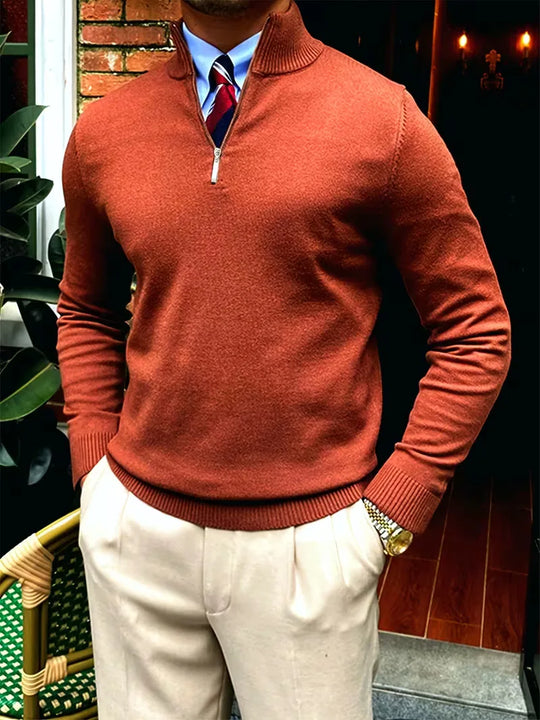 Francesco - Elegante Lange Mouw Rits Coltrui