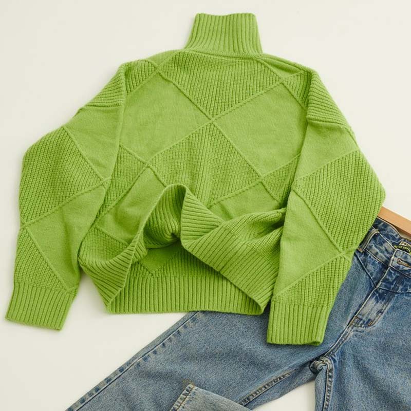 Karin - Elegante Oversized Grofgebreide Coltrui