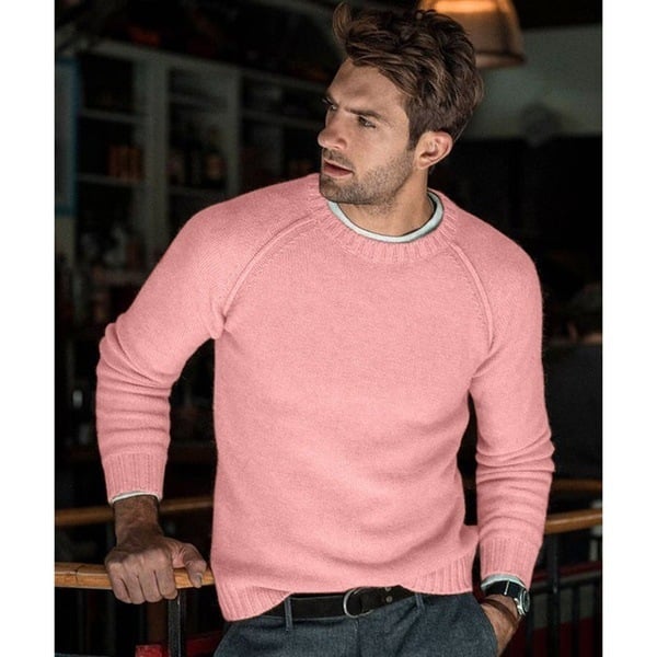 Heren Gebreide Trui Zacht Casual Comfortabel