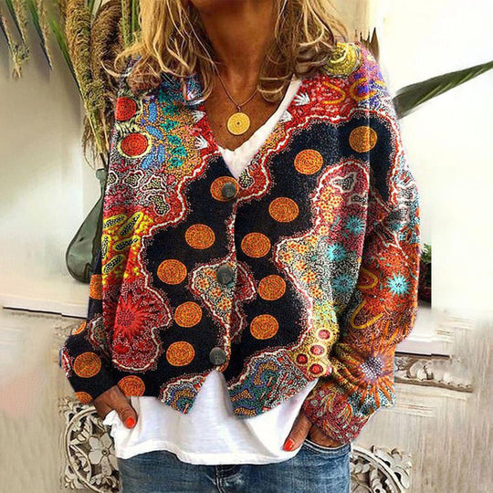 Diana - Stijlvol Vintage Gebloemd Vest