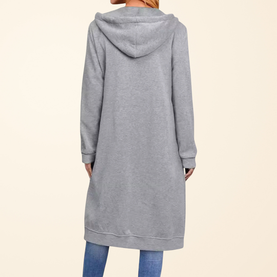 Rebecca - Stijlvol Lang Rits Vest