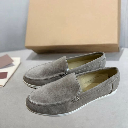 Heren Loafers Suède Comfortabel Old Money Stijl