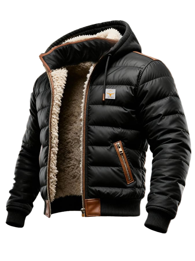 Marcello | Stijlvolle Warme Sherpa Gewatteerde Bomberjas