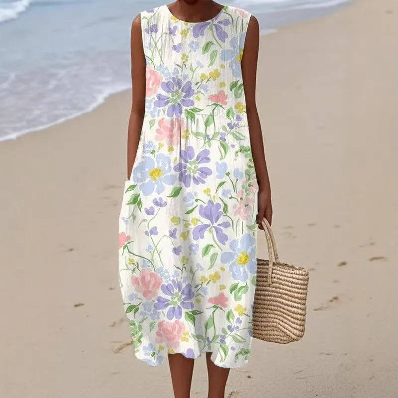 Mouwloze Zomerjurk Dames - Zara