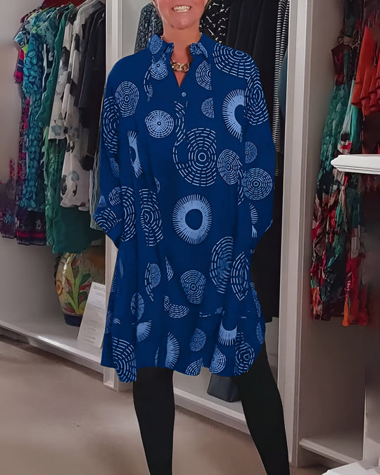 Rosie | Tuniekjurk Dames Wijd Met Print