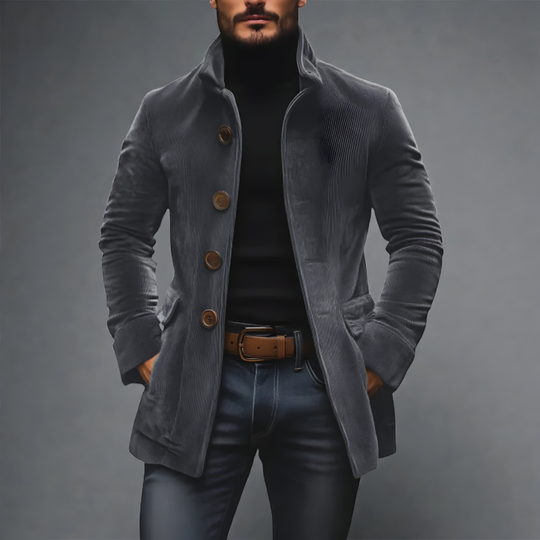 Lucas - Elegante Korte Wollen Jas