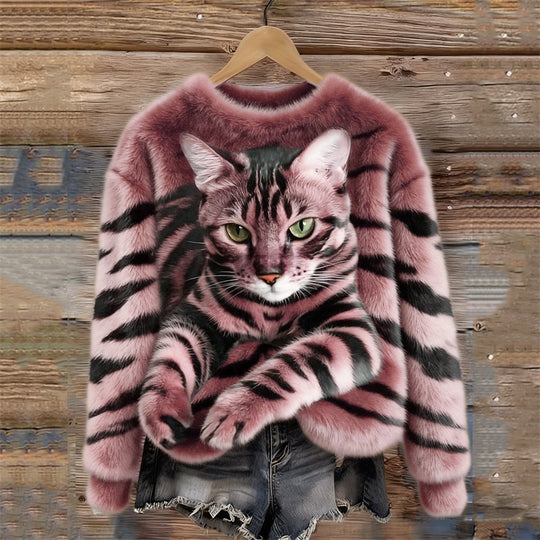 Manon - Stijlvolle Oversized Ronde Hals Sweater