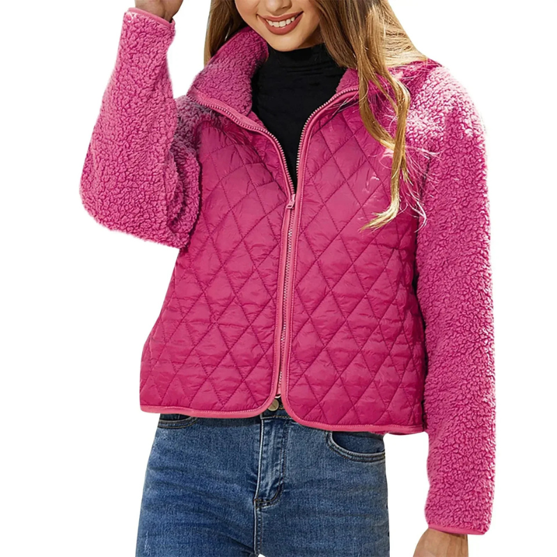 Alison - Stijlvolle Teddy Gewatteerde Jas