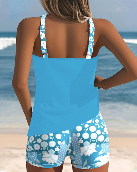 Femke - Sportieve Tankini Set met Print