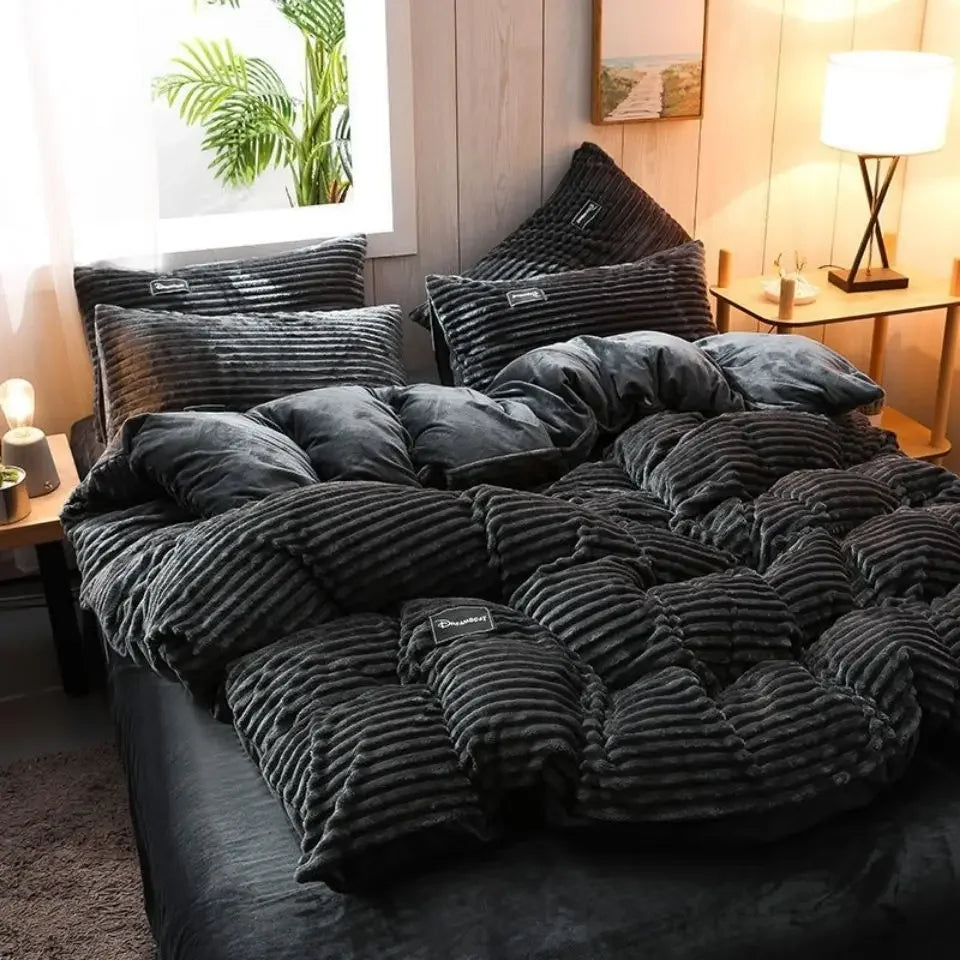 Luxe Fleece – Warme Winter Fleece Dekbedovertrek Van Fluweel