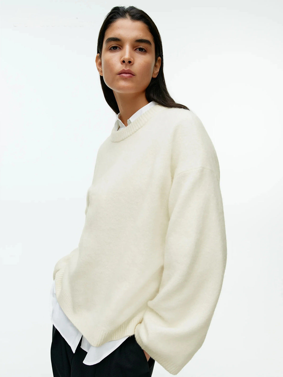 Fleur – Oversized gebreide trui voor een cosy winterstijl