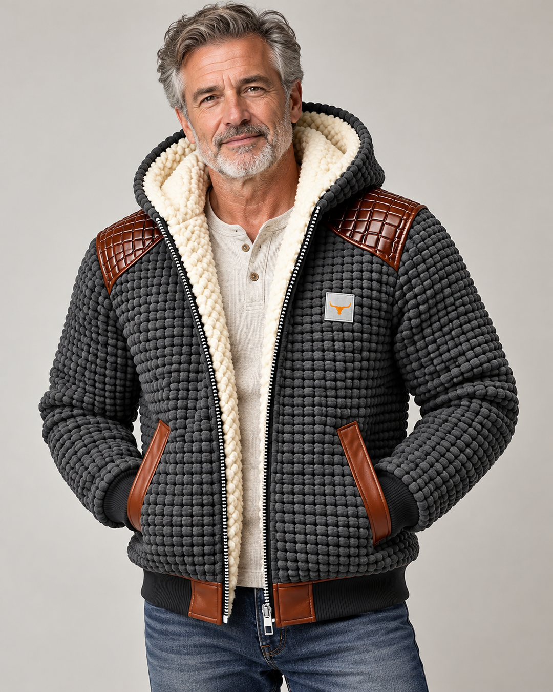 Sebastian - Casual Gebreid Teddy Vest