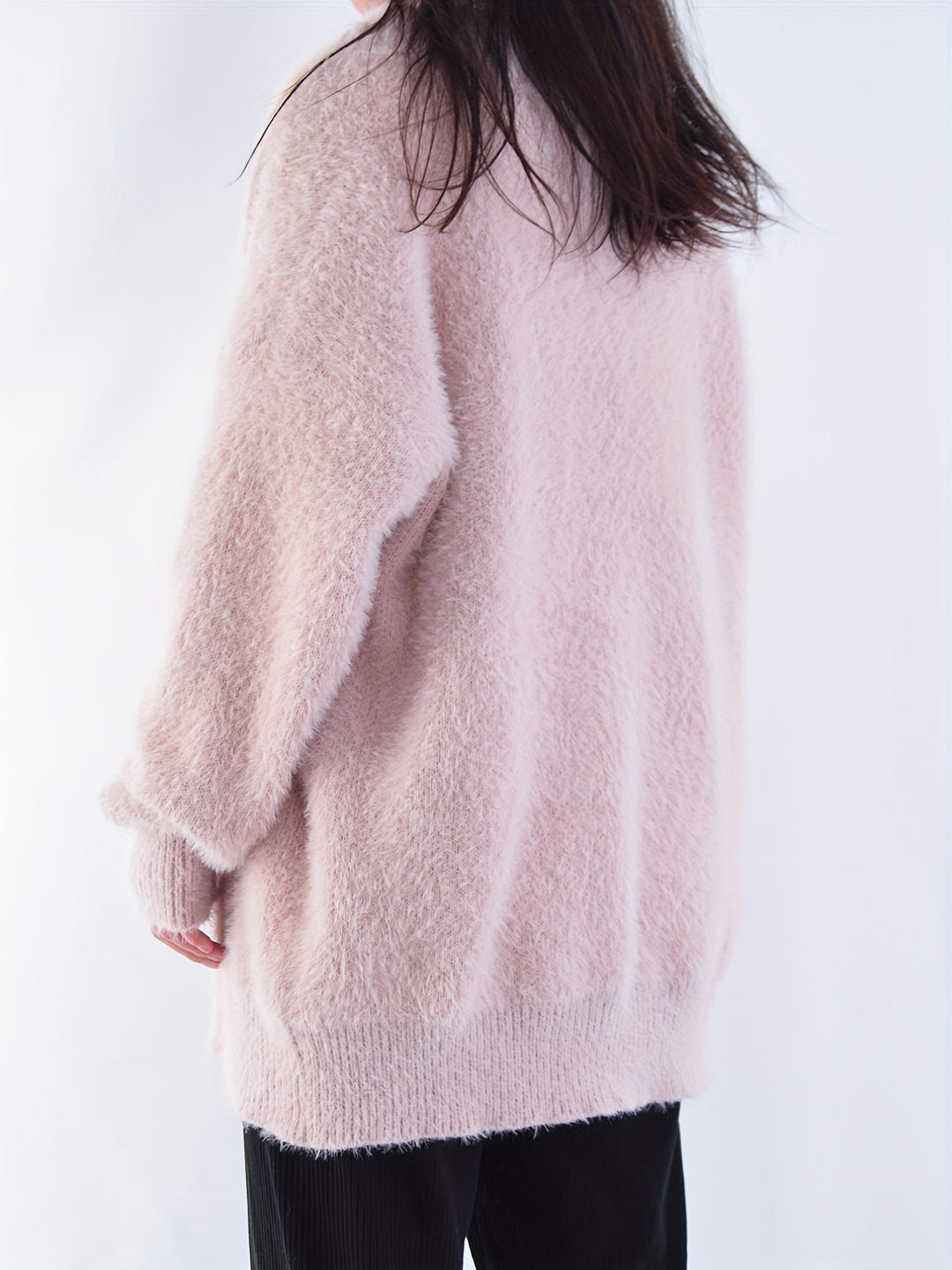 Linda - Elegant Oversized Mohair Vest