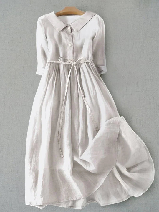 Ivy | Linnen Blousejurk Dames Met Ceintuur