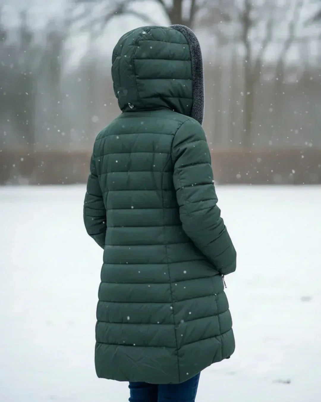Fiona - Elegante Fleece Gewatteerde Jas