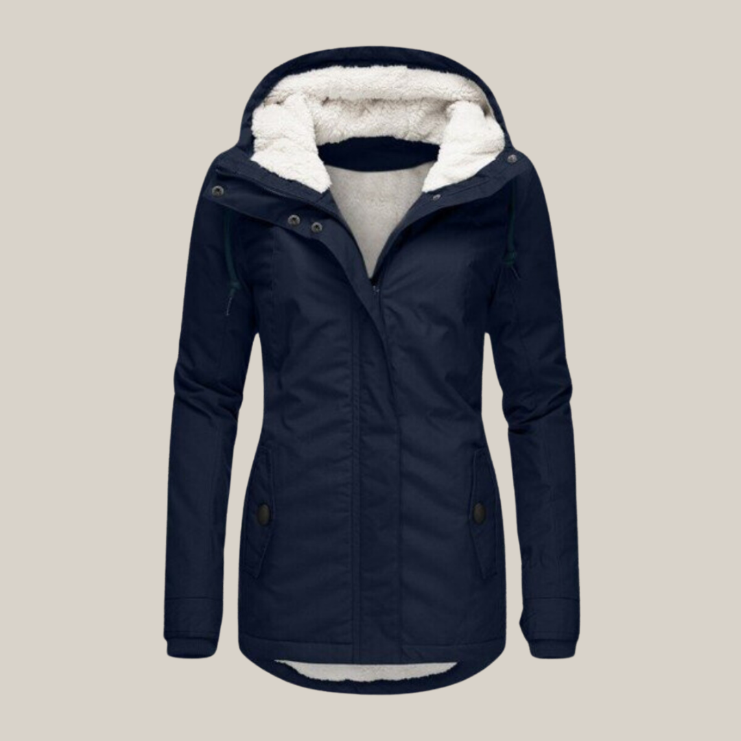 Rebecca - Elegante Warme Gewatteerde Winterjas