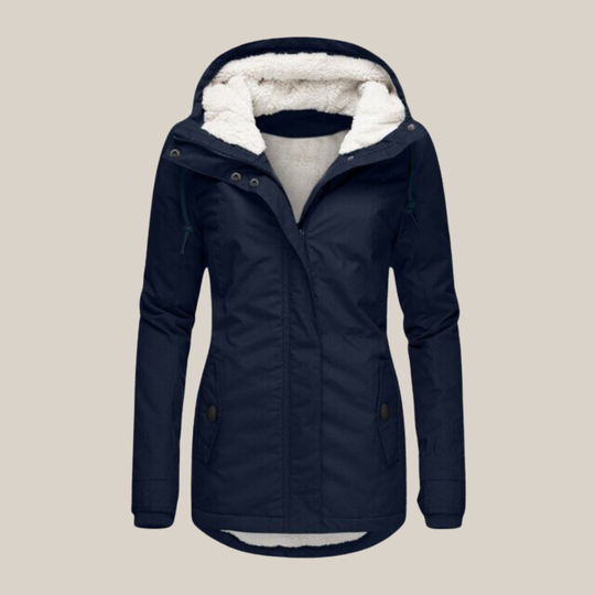 Rebecca - Elegante Warme Gewatteerde Winterjas