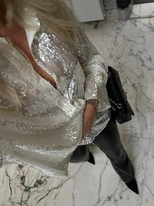 Lisa - Luxe Glitter Blouse