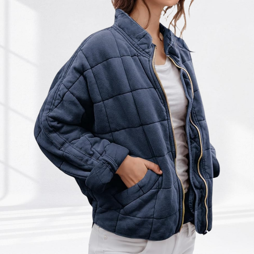 Fiona - Stijlvolle Oversized Gewatteerde Jas