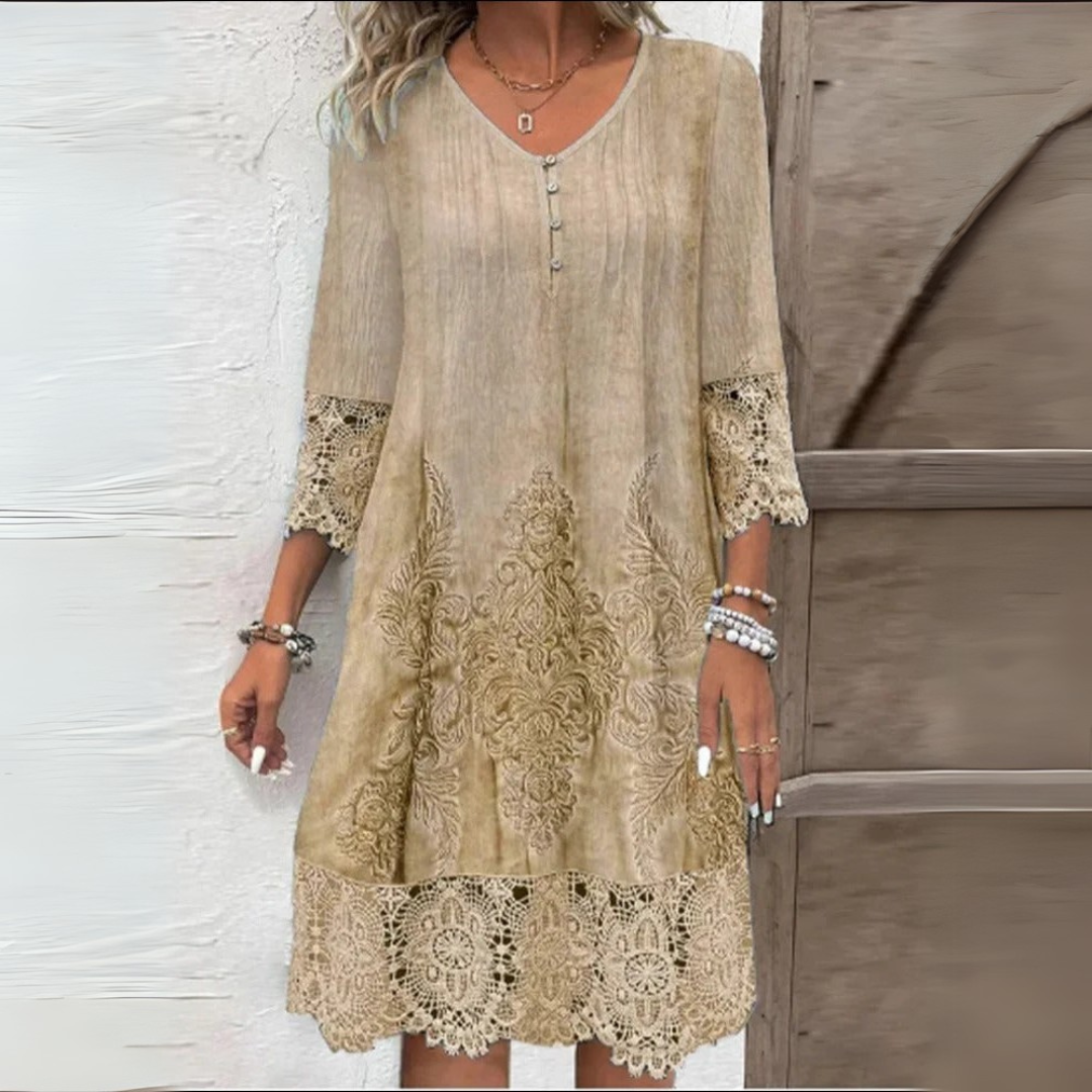 Kanten Tuniek Jurk Dames - Mila