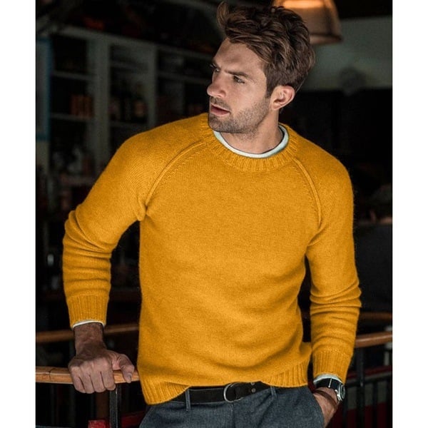 Heren Gebreide Trui Zacht Casual Comfortabel
