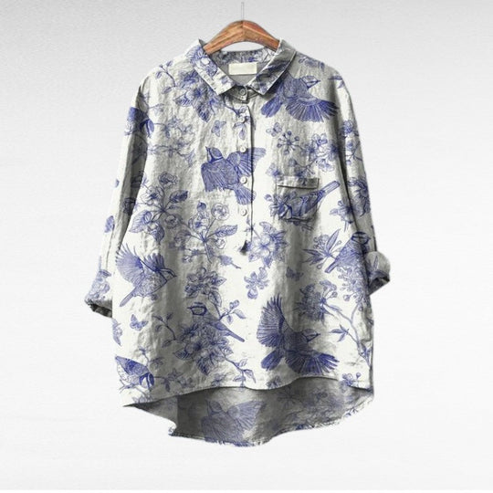 Lotte - Stijlvolle Bloemen Blouse