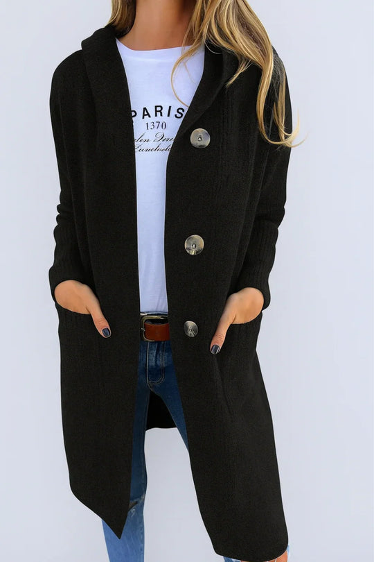 Deborah - Elegant Lang Capuchon Vest