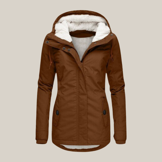 Rebecca - Elegante Warme Gewatteerde Winterjas