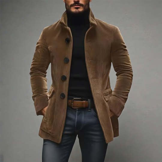 Lucas - Elegante Korte Wollen Jas