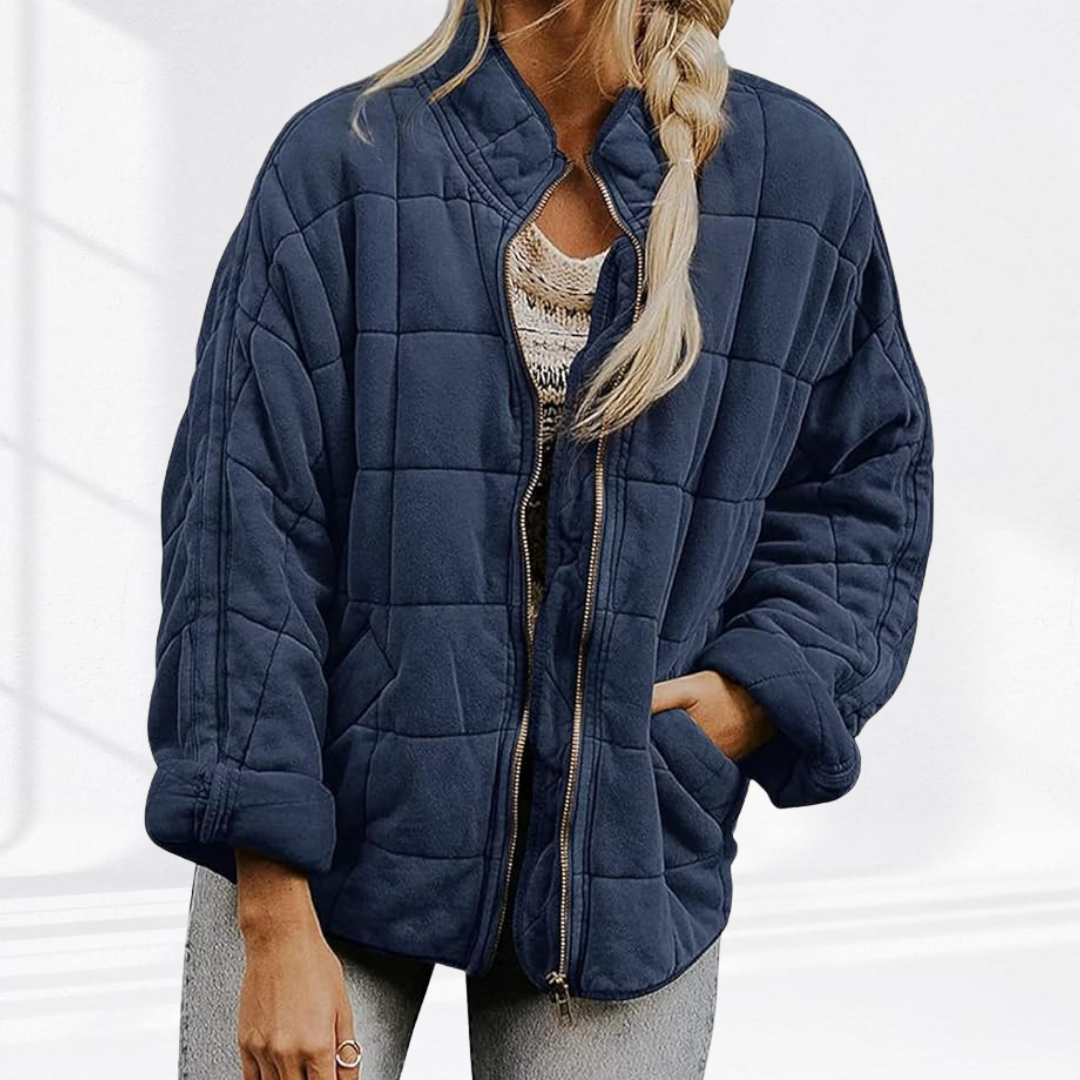 Fiona - Stijlvolle Oversized Gewatteerde Jas