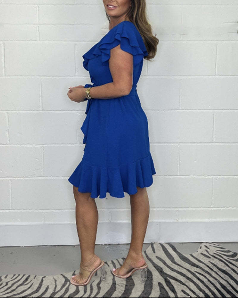 Carola - Chique Zomerjurk met Ruches