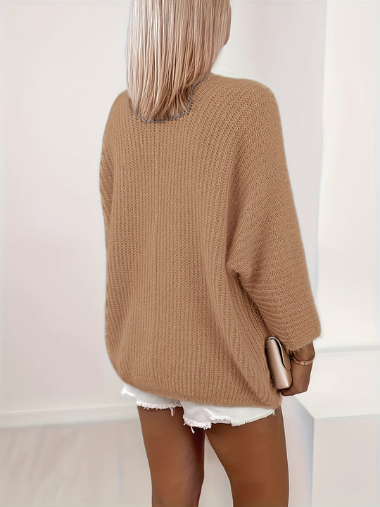 Danielle - Elegant Oversized Grofgebreid Vest
