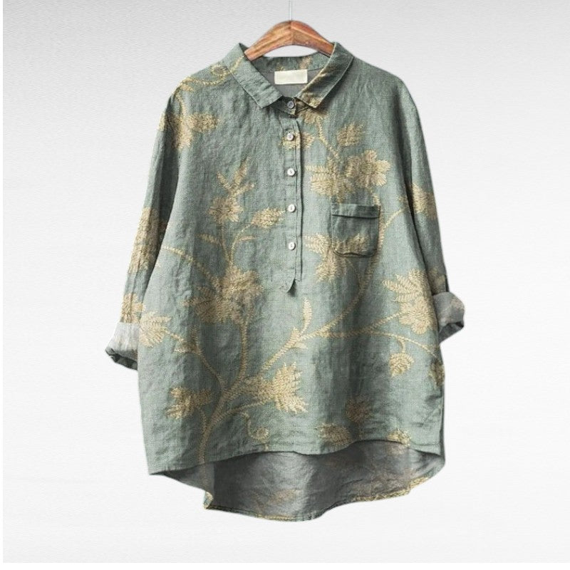 Lotte - Stijlvolle Bloemen Blouse