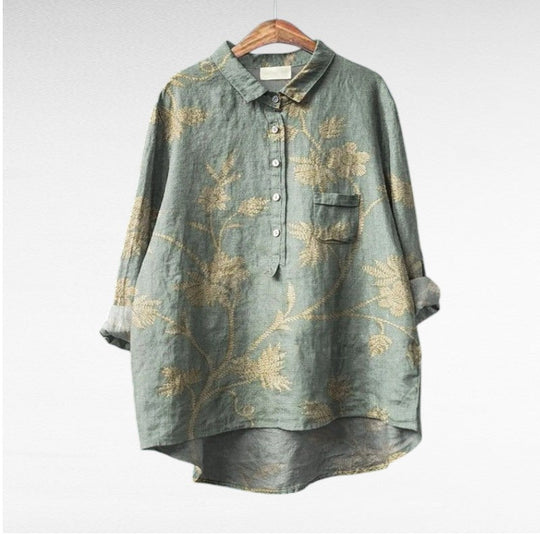 Lotte - Stijlvolle Bloemen Blouse