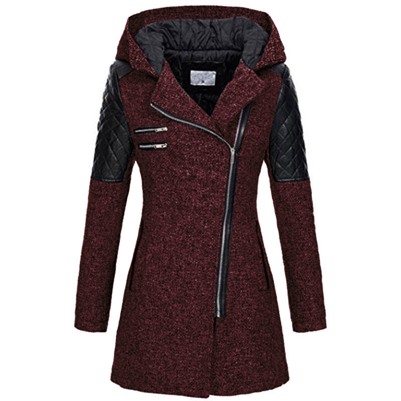 Wendy - Stijlvolle Getailleerde Capuchon Winterjas