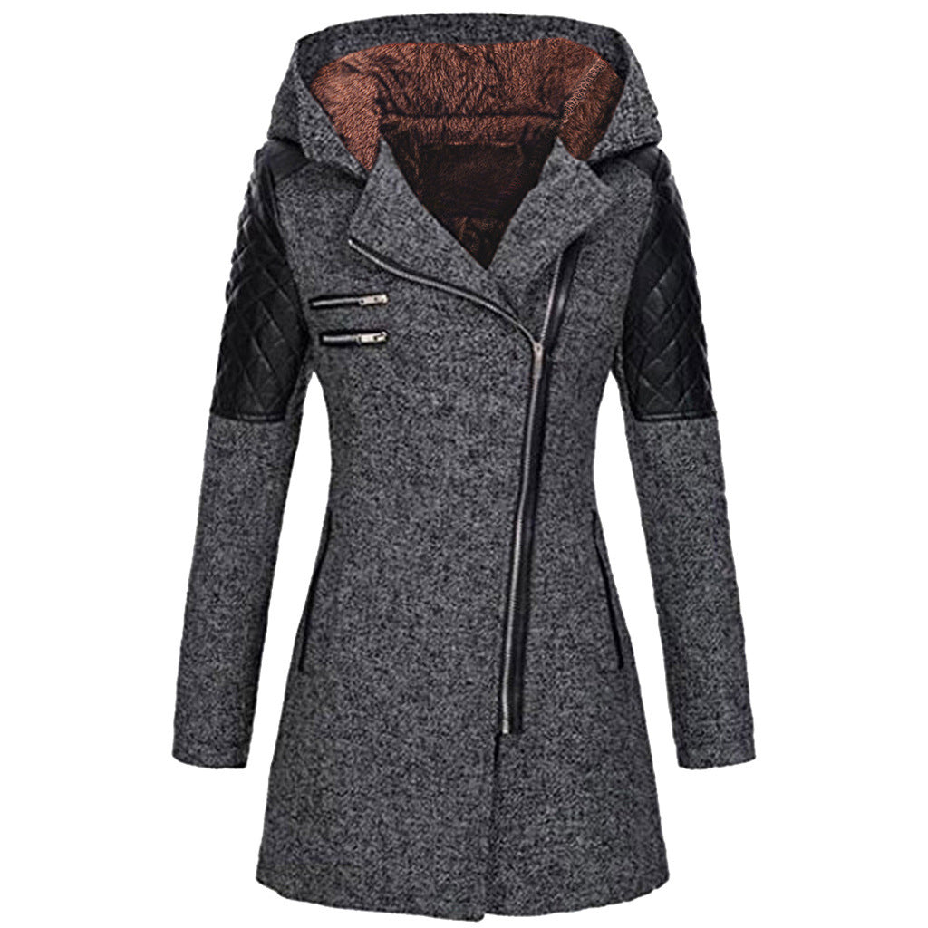 Wendy - Stijlvolle Getailleerde Capuchon Winterjas