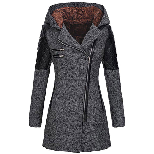 Wendy - Stijlvolle Getailleerde Capuchon Winterjas