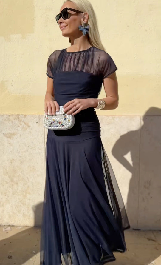 Maxi Jurk Dames Chiffon Elegant - Eva