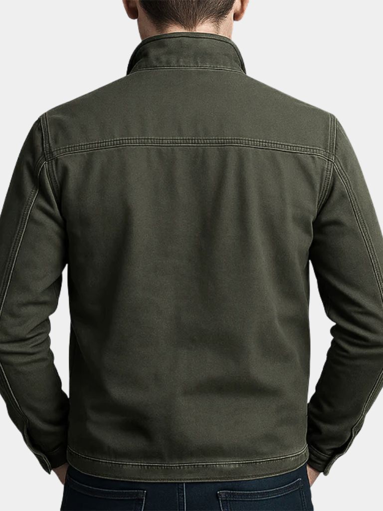 Sergio | Stijlvolle Vintage Katoenen Jas