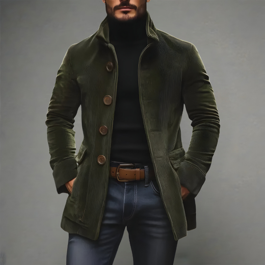 Lucas - Elegante Korte Wollen Jas