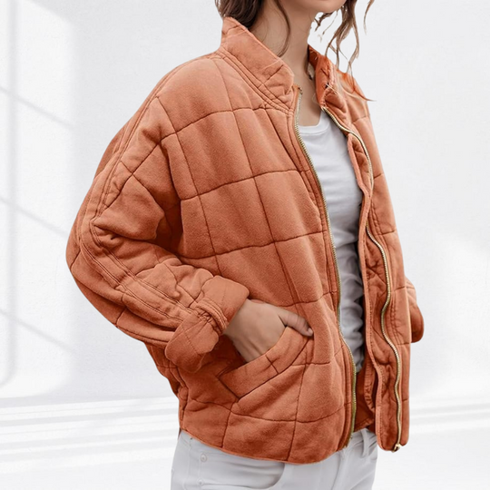 Fiona - Stijlvolle Oversized Gewatteerde Jas