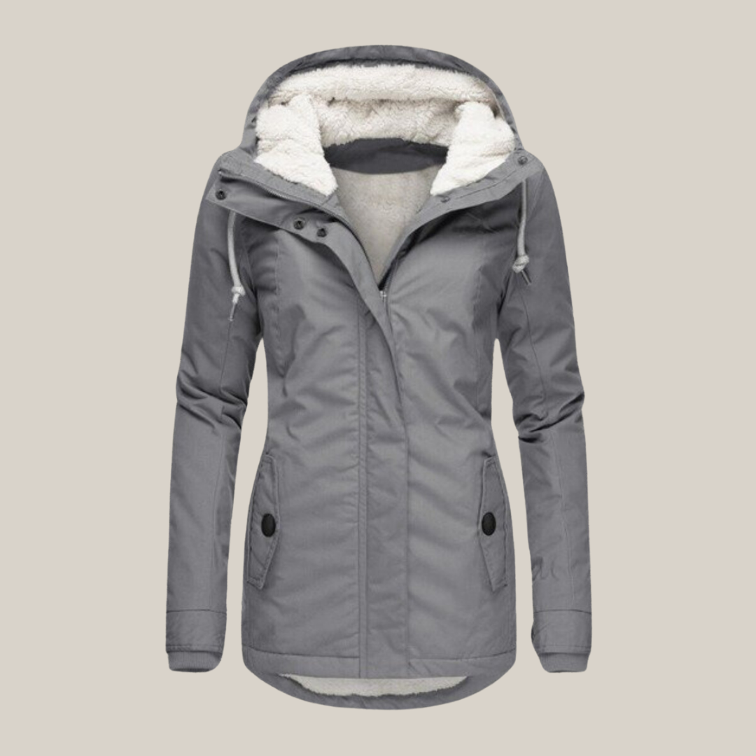 Rebecca - Elegante Warme Gewatteerde Winterjas