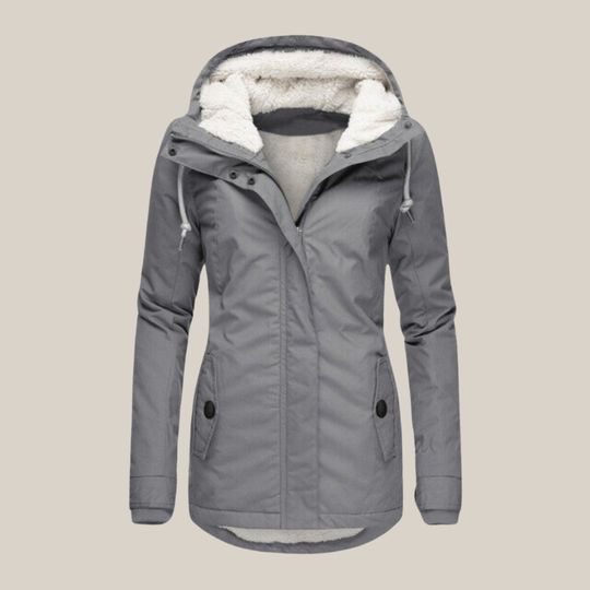 Rebecca - Elegante Warme Gewatteerde Winterjas
