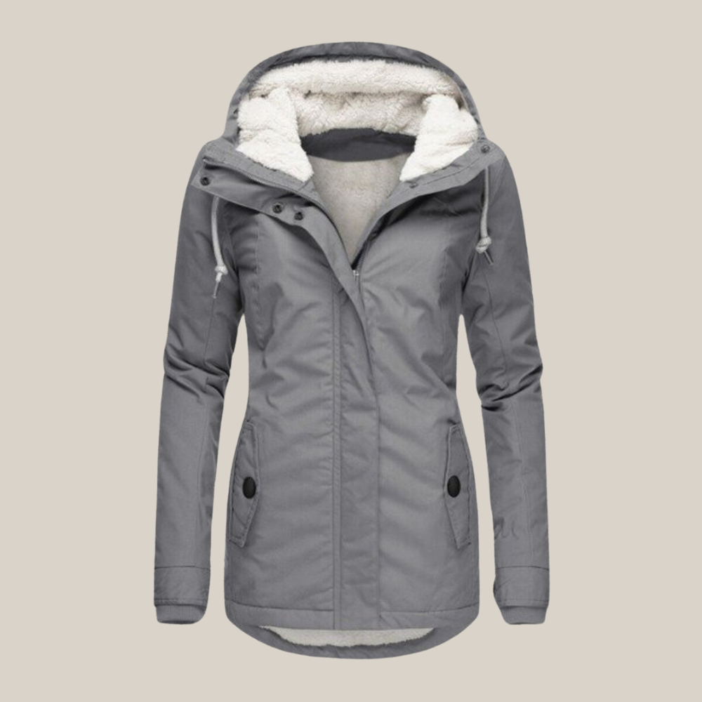 Rebecca - Elegante Warme Gewatteerde Winterjas