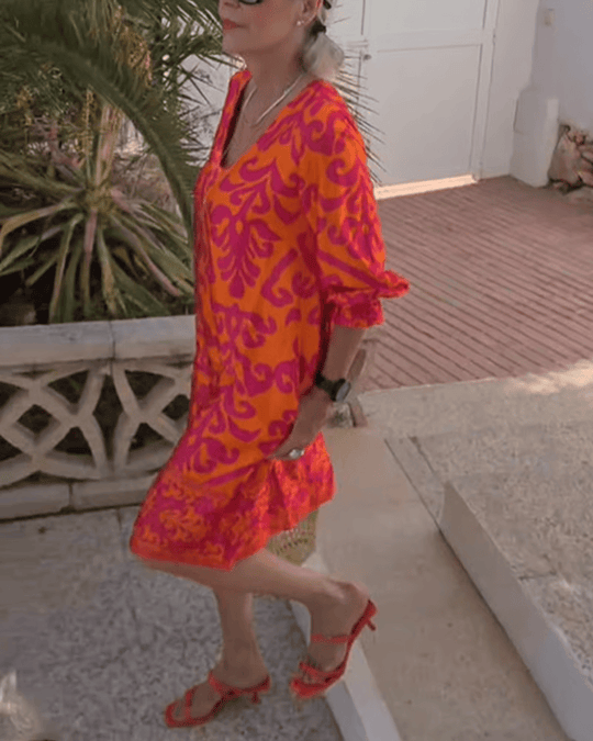 Tuniek Jurk Dames Met Print - Emma