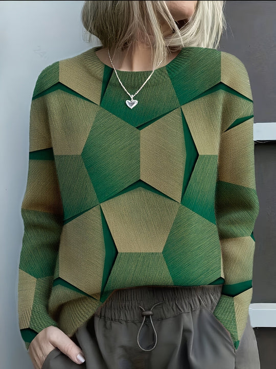 Petra - Stijlvolle Ronde Hals Sweater