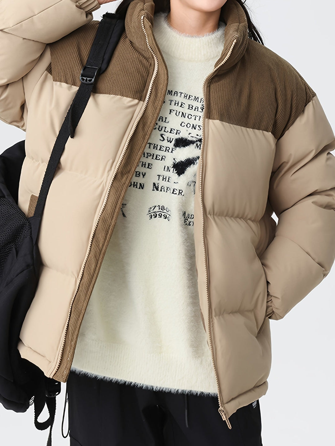 Matteo | Stijlvolle Warme Gewatteerde Corduroy Winterjas