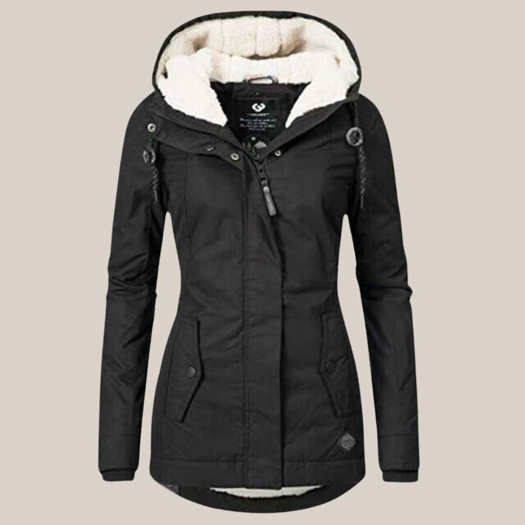 Rebecca - Elegante Warme Gewatteerde Winterjas