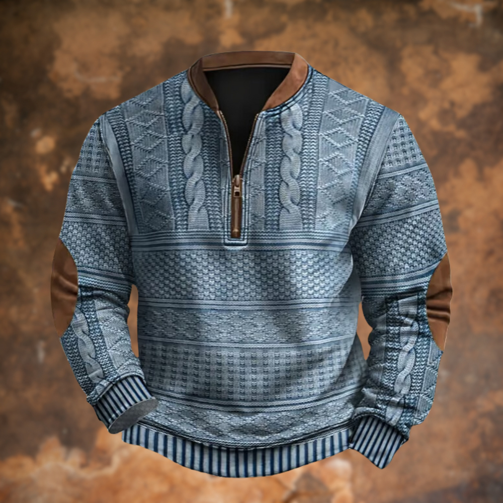 Oliver - Sweater Half Zip Elegant Heren